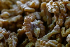 Ядра грецкого ореха крупным планом