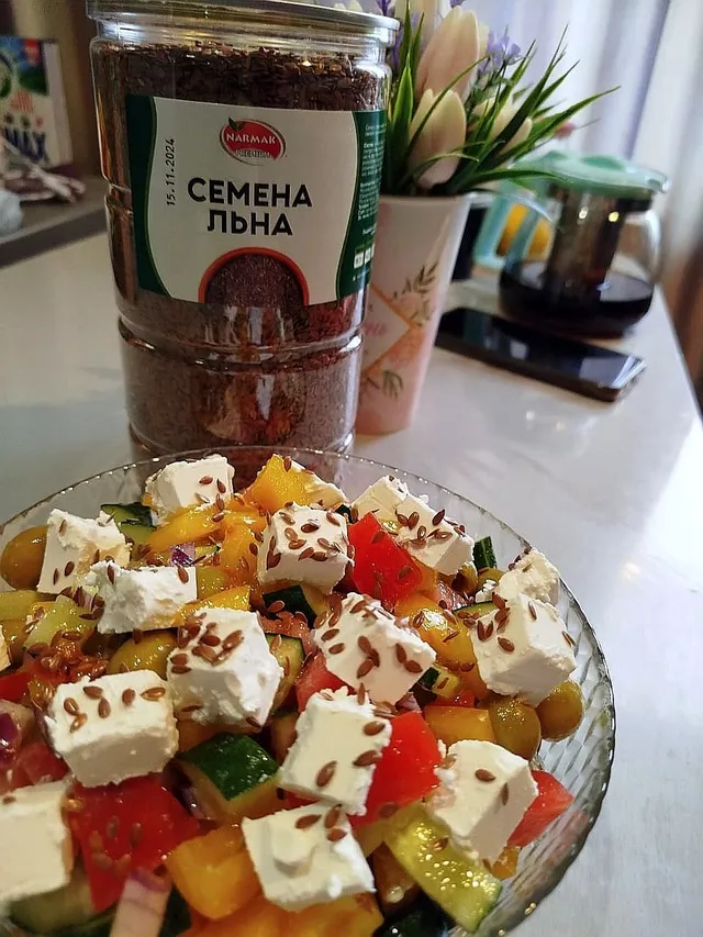 Семена льна Narmak, 1 кг. Бурый лён, суперфуд с Омега-3 и клетчаткой
